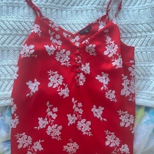 Dynamite Floral Red Camisole Top